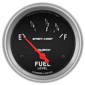 3515 Auto Meter Sport-comp Electric Fuel Level Gauge