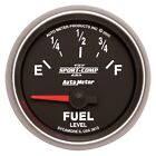 3613 Auto Meter Sport-comp Ii Electric Fuel Level Gauge