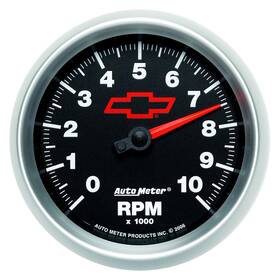 3697-00406 Auto Meter - Gm Black Series 3-3/8 Inch In-dash Tachometer Gauge