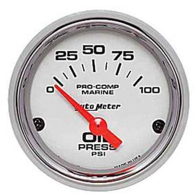 Auto Meter 460741423900 200758-35 Pro-comp Ultra Lite Marine Oil Pressure Gauge Diameter 2-1