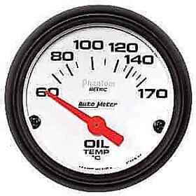 5748-m Auto Meter Phantom Oil Temperature Gauge 5748-m Auto Meter Phantom Oil Temperature Gauge