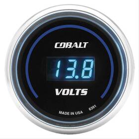 6391 Auto Meter Autometer Cobalt Digital Gauge Voltmeter 2 1/16 Inch Dia