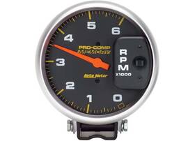 6806 Auto Meter 5 Inch Pro-comp Memory Tachometer 6 000 Rpm 4 Pulse Diesel