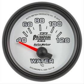 Auto Meter 7537-m Autometer Phantom Ii Gauge Analog Water Temp 40-120 Degree C Each