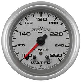 7755 Auto Meter Ultra-lite Ii Water Temperature Gauge