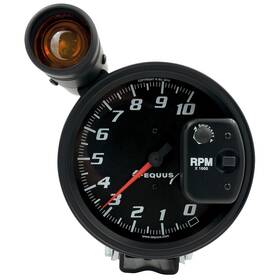 E6080 Auto Meter Autometer Gauge Tachometer 5 Inch 10 K Rpm Pedestal With E X T. Shiftlite 6000 Series