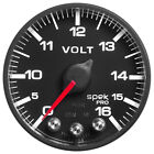 P344328 Auto Meter Spek Pro Voltmeter 0-16 Volts 2-1/16 In Full Sweep Analog P344328 Auto Meter Spek Pro Voltmeter 0-16 Volts 2-1/16 In Full Sweep Analog