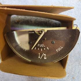 12095a Autolite Auto-lite Gasoline Fuel Guage 1950 Plymouth P-19 P-20 Dodge D-35 D-36 Nos