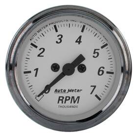 Autometer 046074019944 For American Platinum 2-1/16in 7k Rpm In-dash Tachometer Gauge