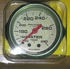 41331 Autometer 4331 One 2-1/16in U/l Water Temp Gauge 140-280 Performance Parts