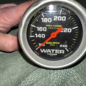 4526-09 Autometer Pro-comp Liquid Filled 2 5/8 Inch Mechanical Water Temperature Gauge