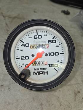 5692 Autometer Auto Meter Phantom 120 Mph Speedometer