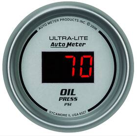 5-100 Autometer 6527 2-1/16 Inch Oil Pressure Psi Ultra-lite Digital
