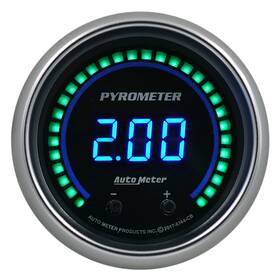 6744-cb Autometer 6744 Cb Cobalt Elite Digital Two Channel Pyrometer Gauge Kit