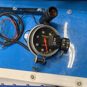 6881 Autometer Pro-comp 2 With Playback 5 Inch Tachometer Tach W Shift Light Drag Race
