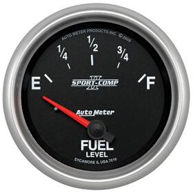7616 Autometer Sport-comp Ii Electric Fuel Level Gauge 7616 Autometer Sport-comp Ii Electric Fuel Level Gauge