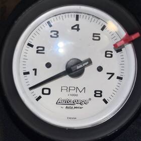 2303 Autometer 786362272827 Auto Meter 2303/04 Tachometer Gauge Gage 0-8000 Rpm 3-3/4 Inch . 4-6-8 Cylinder