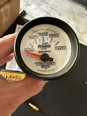 Amt-7549 Autometer 7549 Gauge Phantom Ii Transmission Temperature 100-250 Degrees