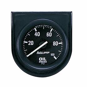 Tlx-atm2332-cl360a70 Autometer Gauge Console Oil Pressure 100psi - Black Dial/black Bezel