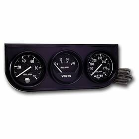 Tlx-atm2397-cl360a70 Autometer 3-gauge Console 0-100 Psi Oil Press/10-16 V/130-280 F Water Temp