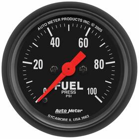 Tlx-atm2663-cl360a70 Autometer Fuel Pressure Gauge 52.4mm 2-1/16in 0-100 Psi