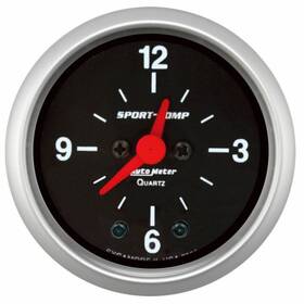 Tlx-atm3385-cl360a70 Autometer Sport-comp Clock Gauge Analog 2-1/16 Inch 12 Hour