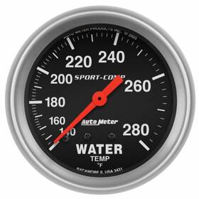 Tlx-atm3431-cl360a70 Autometer Sport-comp Mechanical Water Temperature Gauge Psi