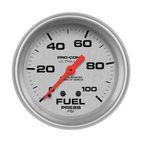 Tlx-atm4412-cl360a70 Autometer Fuel Pressure Gauge Ultra-lite 2 5/8in Mechanical 100psi