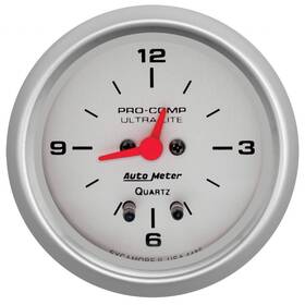 Tlx-atm4485-cl360a70 Autometer Clock Gauge Ultra-lite 66.7mm 12v Short Sweep Electronic