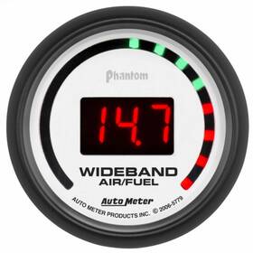 Tlx-atm5779-cl360a70 Autometer Air/fuel Ratio Gauge Phantom 52mm Digital 10 1-17 1 Street Wideband