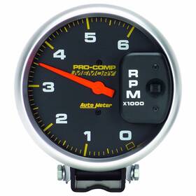 Tlx-atm6806-cl360a70 Autometer Tachometer Pedestal Mount With Memory 4 5 Inch Diesel 6000 Rpm