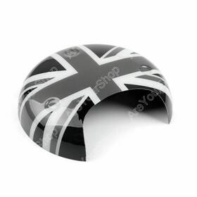 Automoto8 C103-018-blk-gry Black Union Jack Uk Flag Tachometer Panel Cover For Mini Cooper R56 R58 R60 New