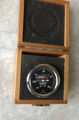 130014 Barry Grant Bg Fuel Systems Drag Racing Air Density Gauge Meter And Storage Case