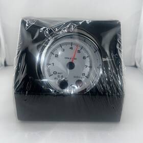 Zsbt-k01 Bcsmmcar Chorme 3.75in Car Tachometer Gauge Meter Led Shift Backlight 0-8000 Rpm 12v Dc