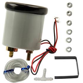 25glyq Bfo 2 Inch 52mm Car Led Bar Turbo Boost Vacuum Gauge Length Of Pvc Hose 172cm / 68in
