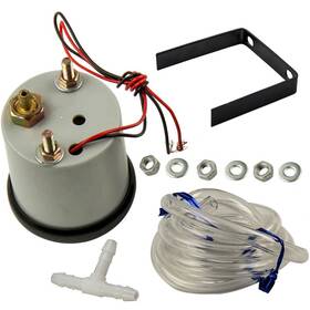 Meter-1 Bfo 3diga9 Universal Turbo Boost Vacuum Gauge 2 Inch 52mm Car Led Bar 2bar 12v White
