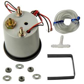 F6nhpc Bfo 2 Inch 52mm Car Led Bar Turbo Boost Vacuum Gauge Length Of Pvc Hose 172cm / 68in