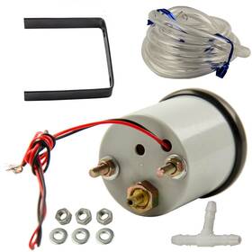Jr7z42 Bfo Universal Shell Red Needle Display Car Led Turbo Boost Meter Gauge 12v 1-2bar