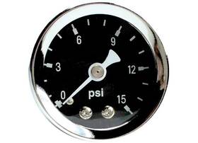 15026 Big End Performance 1 1/2in Dry Pressure Gauge 015psi