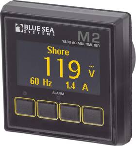 1838-bss Blue Sea Systems M2 Oled Digital Meters Ac Multimeter
