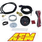 30-5132m Boost White Face 52mm Display Metric Aem Gauge Bar Black Analog 2.4