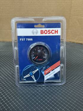 High-performance2-5 Bosch Fst7906 Gauges High-performance2-5/8 Inch Black Face Rpm Tachometer For 4-8 Cylinder S