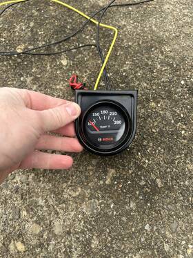Sp0f000049 Bosch Actron Style Line 2 Inch Electrical Water/oil Temperature Gauge