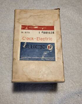 981528 Buick Nos Dash Clock 1969 1970 Wildcat Electra Lesabre Estate Wagon
