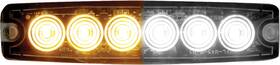 8892202 Buyers Products Company 5 Inch Amber/clear Led Strobe Light 6 Leds