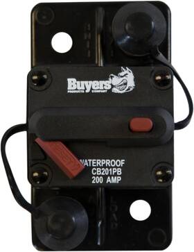 Cb201pb Buyers Products Company 200 Amp Circuit Breaker With Manual Push-to-trip