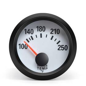 By-sw-0428 Byyouiv 2 Inch 52mm Water Temperature Gauge 12v Temp Meter Blue Led With