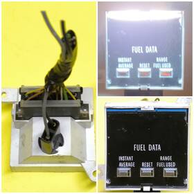 625.gm6r84 Cadillac 1984 Fleetwood Oem Fuel Data Center Display