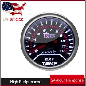 B379-gag1-exhgas California-lamp-usa Smoke Lens 2ftft 52mm Universal Car Exhaust Gas Temp Temperature Gauge Egt Meter