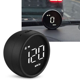 Hukyu-2077yf050-1 Car Digital Gps Speedometer Head Up Display Mph Km Overspeed Tired Alarm White